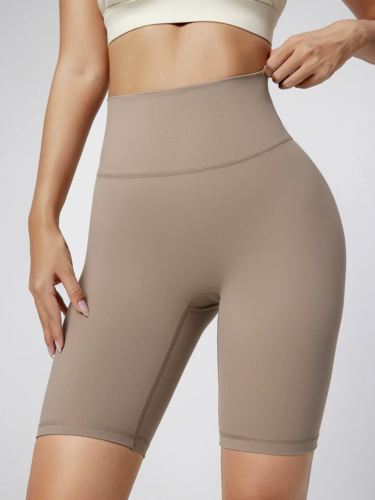 Quần short đạp xe Naked Feel 3.0 Quần short tập yoga Quần short thể thao nâng mông eo cao Quần short thể thao dành cho nữ Quần short chạy bộ mùa hè Áo khoác ngoài thoáng khí