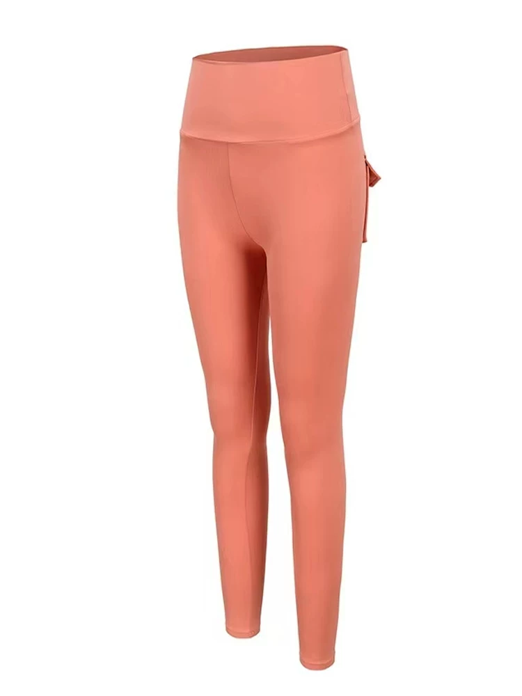 Quần yoga liền mạch thời trang dành cho nữ, quần nâng mông cạp cao, tạo dáng mông đào, độ đàn hồi cao, bộ đồ thể thao nhanh khô.