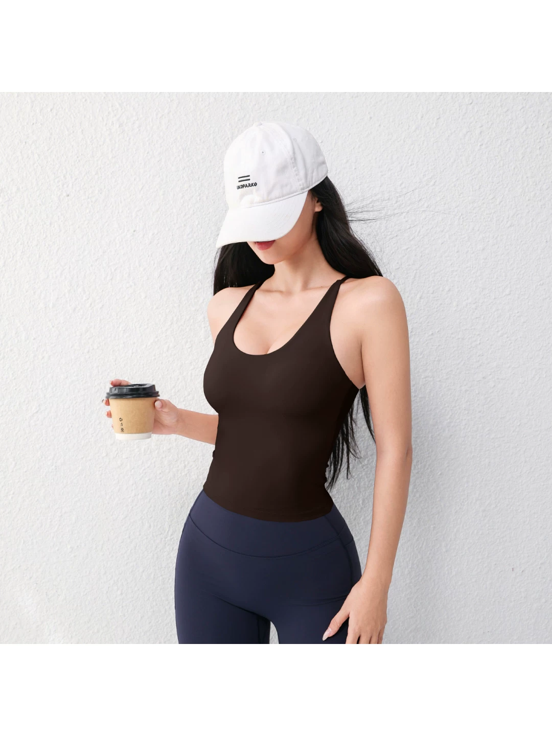 Áo tập yoga lưng chéo Jiumai Yipin dành cho nữ, áo tập thể dục bó sát có đệm ngực, áo ngực thể thao ngoài trời.