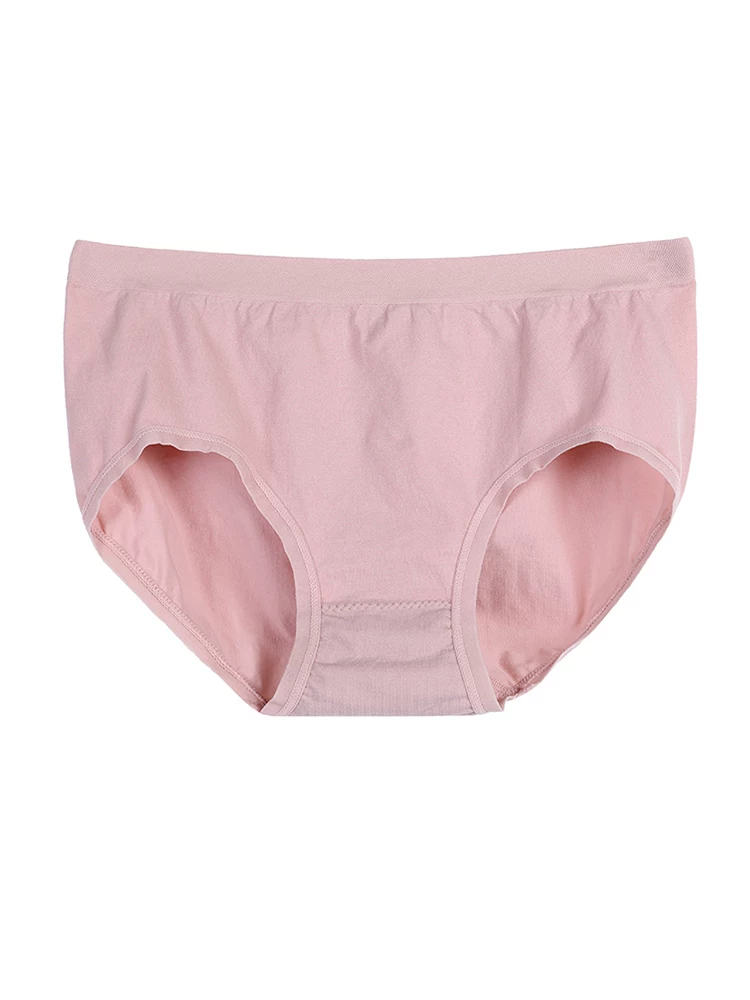 [Gói 4 chiếc] Quần lót liền mạch kháng khuẩn bằng cotton nguyên chất dành cho nữ, quần lót thể thao nhanh khô, thoáng khí, nâng mông, nâng mông