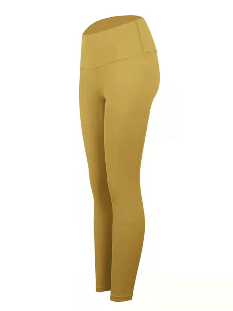 Quần tập yoga lót lông cừu cao cấp Jiumai Quần tập thể dục lông cừu mỏng mùa xuân Slim Fit Peach Butt Lift Quần dài bó sát thể thao