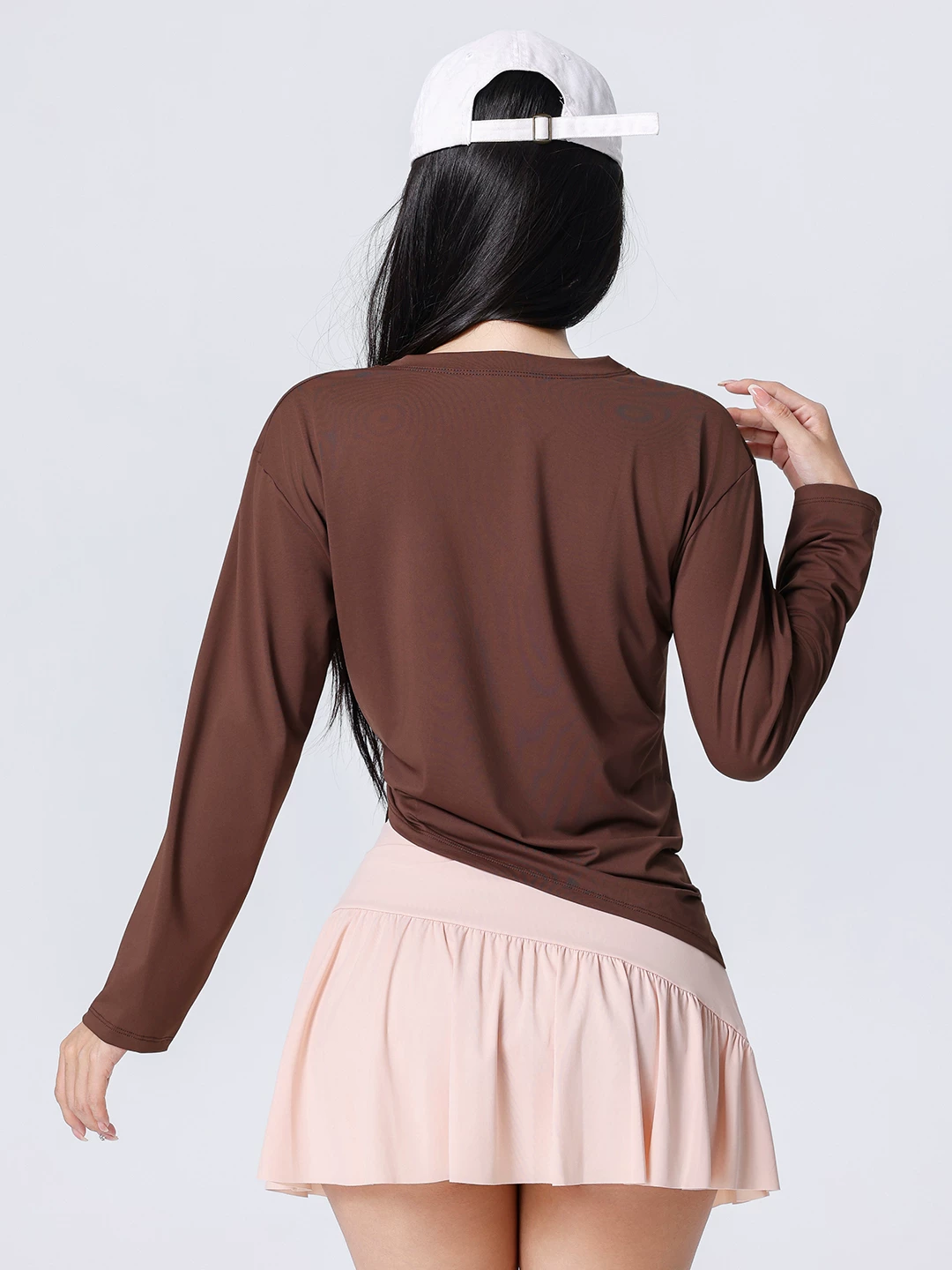 Jiumai Yipin áo khoác thể thao cao cấp dành cho nữ tập thể dục nhanh khô yoga dài tay áo thun buộc dây thông thường dành cho nữ mùa thu