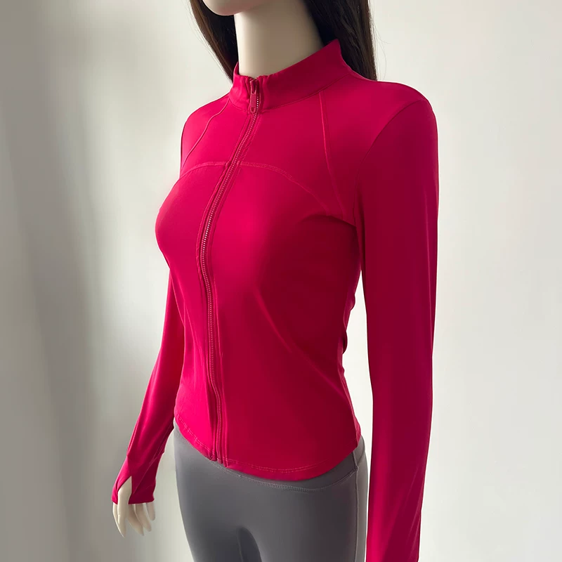 Áo khoác yoga nữ mẫu mới 2026, áo thể thao dài tay tập luyện chạy bộ, Pilates cao cấp phong cách thu đông