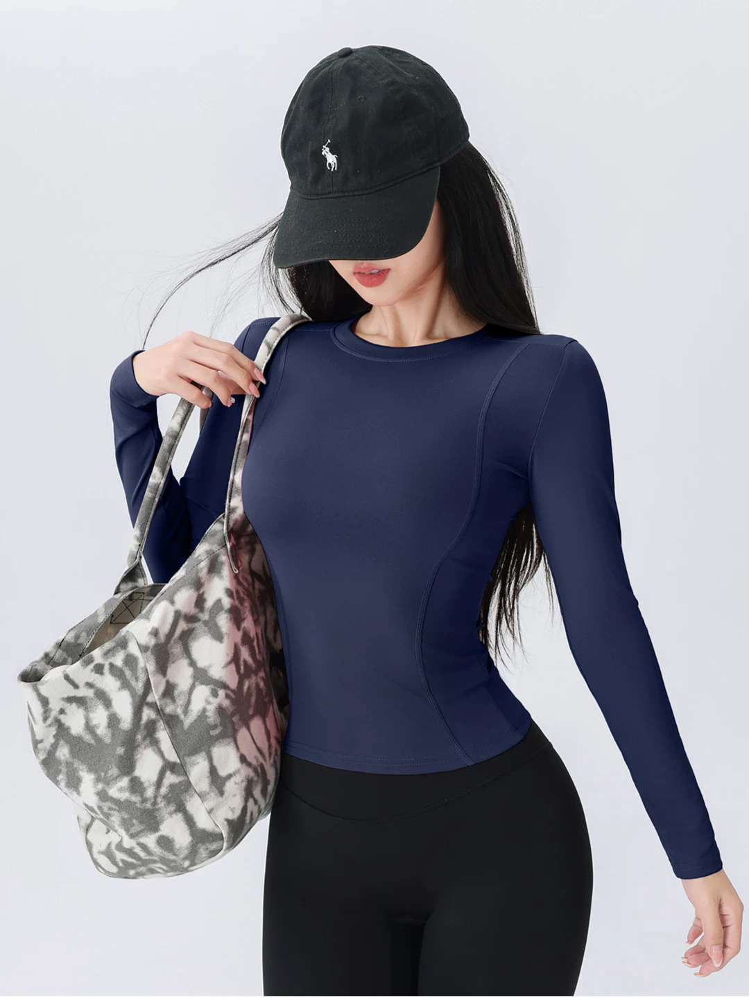 Quần áo tập yoga kiểu mới 2026 dành cho nữ, áo thể thao dài tay ôm sát, quần áo tập chạy bộ, tập thể dục, quần áo tập Pilates có độ đàn hồi cao