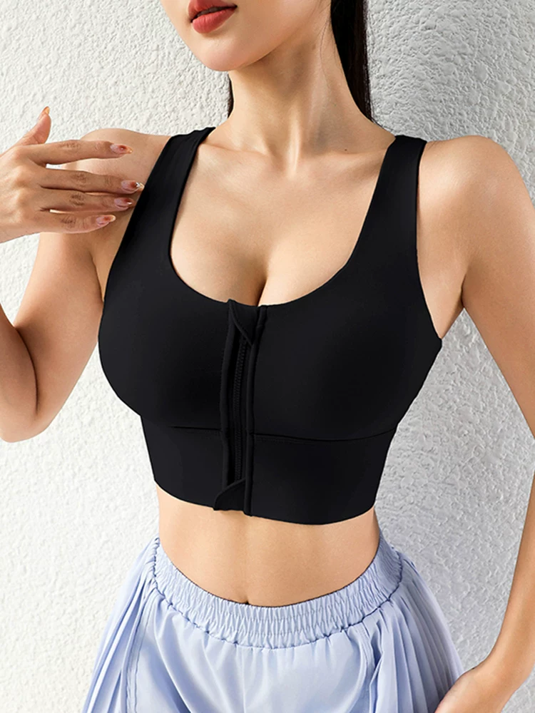 Áo thể thao dây chéo chống sốc, có thể điều chỉnh, size lớn dành cho nữ, áo tập yoga mẫu mới 2026