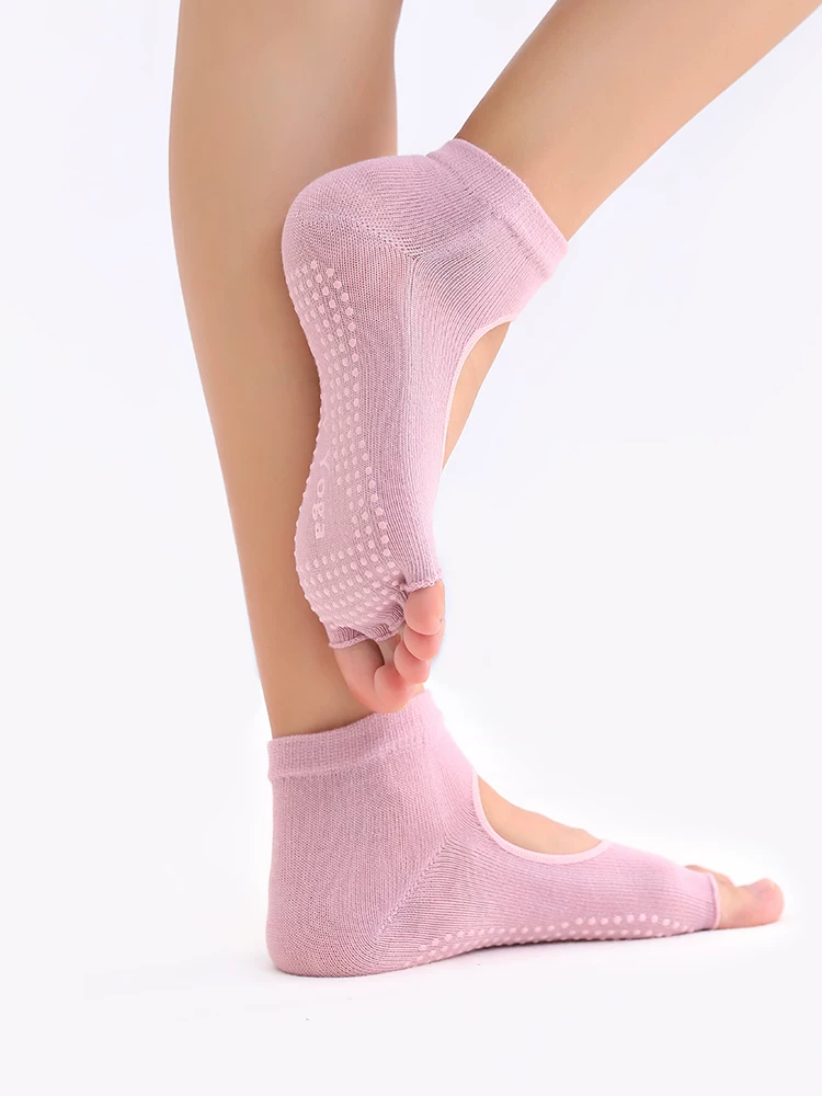 Tất tập yoga, tất tập yoga năm ngón chống trượt chuyên nghiệp dành cho nữ dành cho người mới bắt đầu, tất tập thể dục thể thao mùa đông thoáng khí, tất tập Pilates