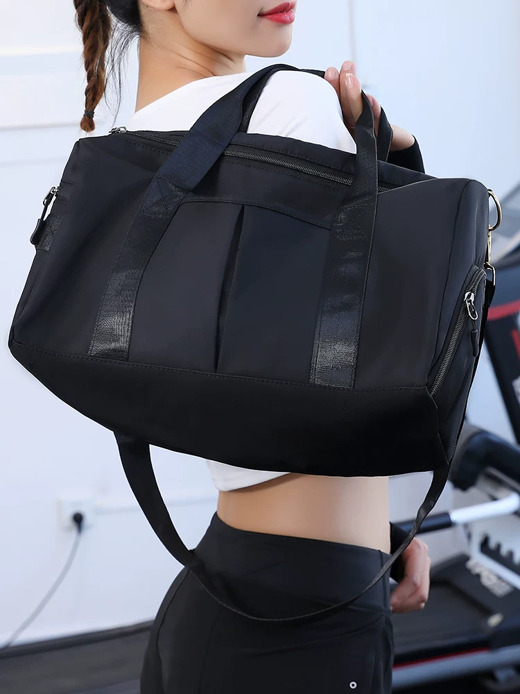 Túi tập thể dục dành cho người nổi tiếng trên mạng dành cho nữ, sức chứa lớn, ngăn khô và ướt, tập luyện di động, bơi lội, cất giữ đồ, thể thao ngoài trời, du lịch, túi tập yoga