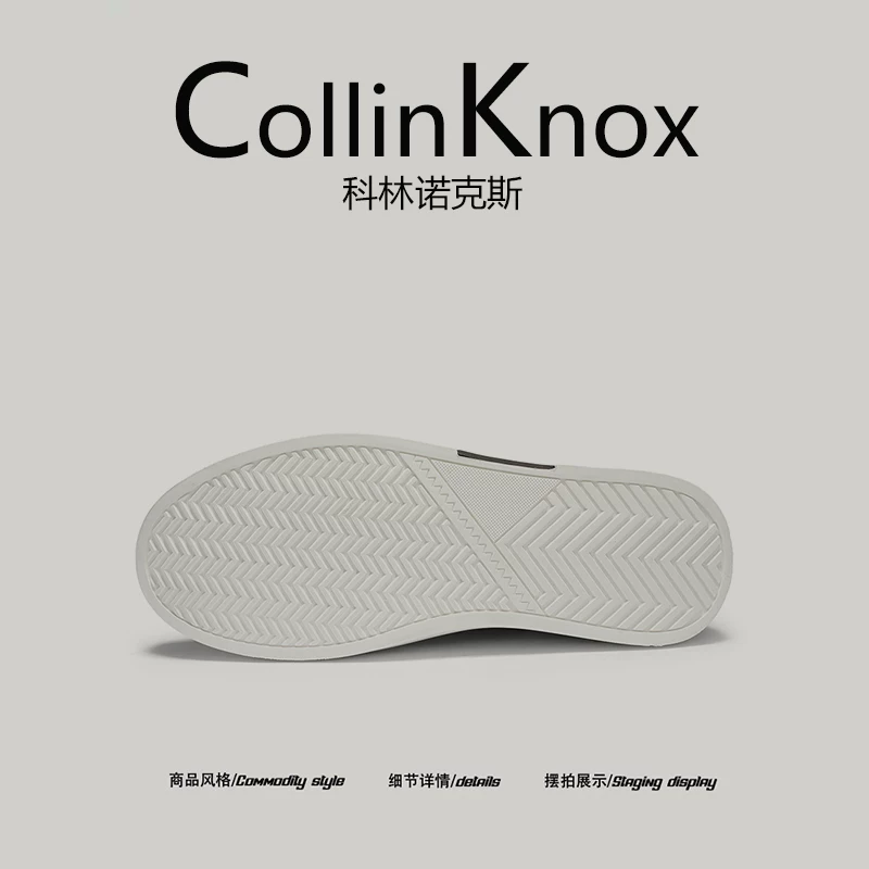[Chất lượng ngoại thương] CollinKnox 2025 Mùa thu mới Giày vải mỏng thoáng khí Giày công sở nhẹ dành cho nam