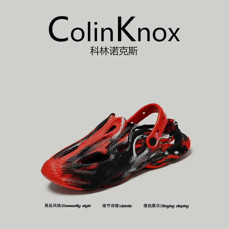 【Sản phẩm thời trang đường phố hợp thời trang】CollinKnox 2025 Dép thể thao đi biển hợp thời trang dành cho nam giới phong cách mới mùa hè 2025