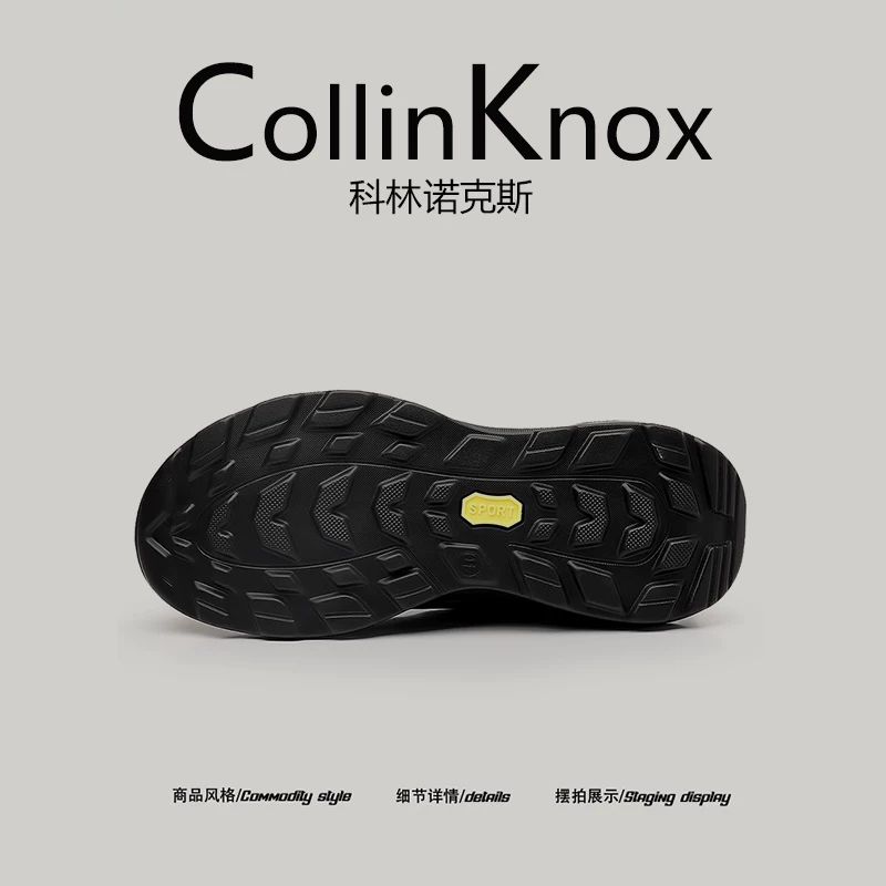 [Tính linh hoạt khi sử dụng ngoài trời] Giày đi bộ đường dài nhẹ mới mùa xuân CollinKnox2026 dành cho nam giới Giày thể thao có khóa xoay