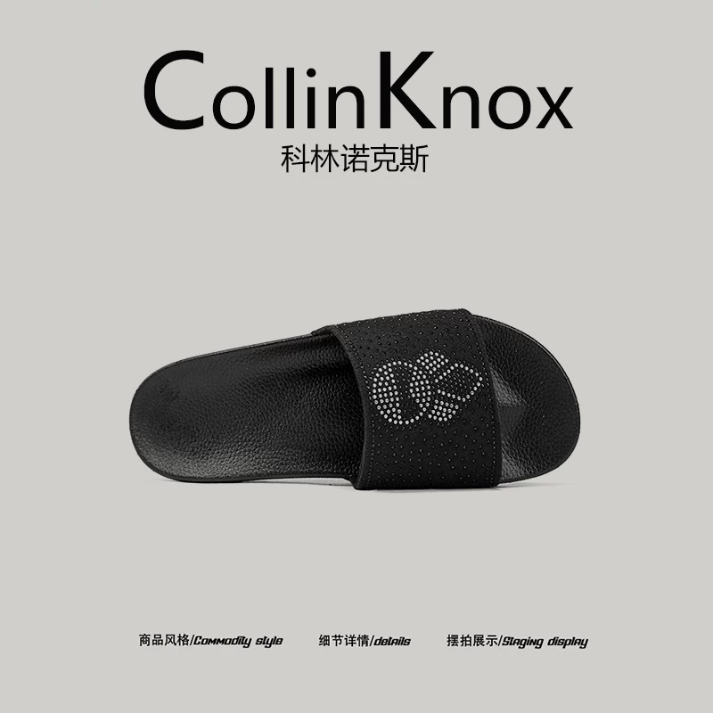 [Phong cách xu hướng mùa hè] CollinKnox2025 giày đi biển đính kim cương thời trang mùa hè mới dành cho nam giới của thương hiệu CollinKnox2025