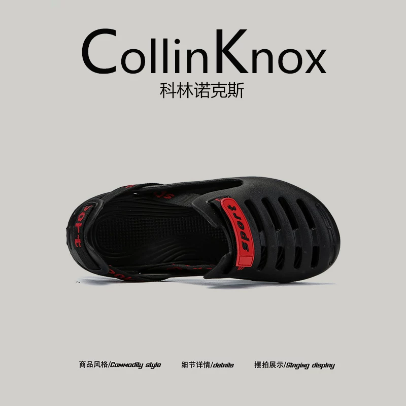[Hợp thời trang và sành điệu] Dép đi biển mùa hè mới CollinKnox2025 dành cho nam, dép câu cá đế mềm nhanh khô
