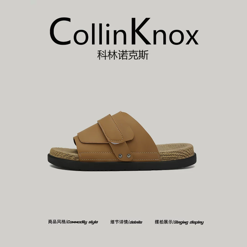 【Trendy ins】CollinKnox2025 Giày Birkenstock Nhật Bản phong cách mùa hè mới dành cho nam, giày lười cổ điển thời trang