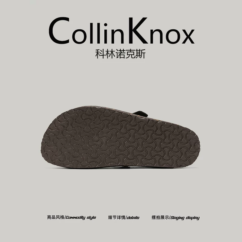 【Đa năng khi sử dụng ngoài trời】Giày Birkenstock mũi kín dành cho nam giới mới của CollinKnox 2026 Giày Mules thời trang
