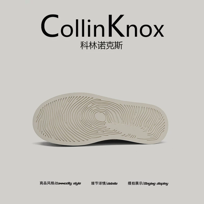 [Xu hướng tiên phong] CollinKnox 2026 Giày thể thao mới mùa xuân 2026 dành cho nam Giày vải nửa đế thời trang dành cho nam