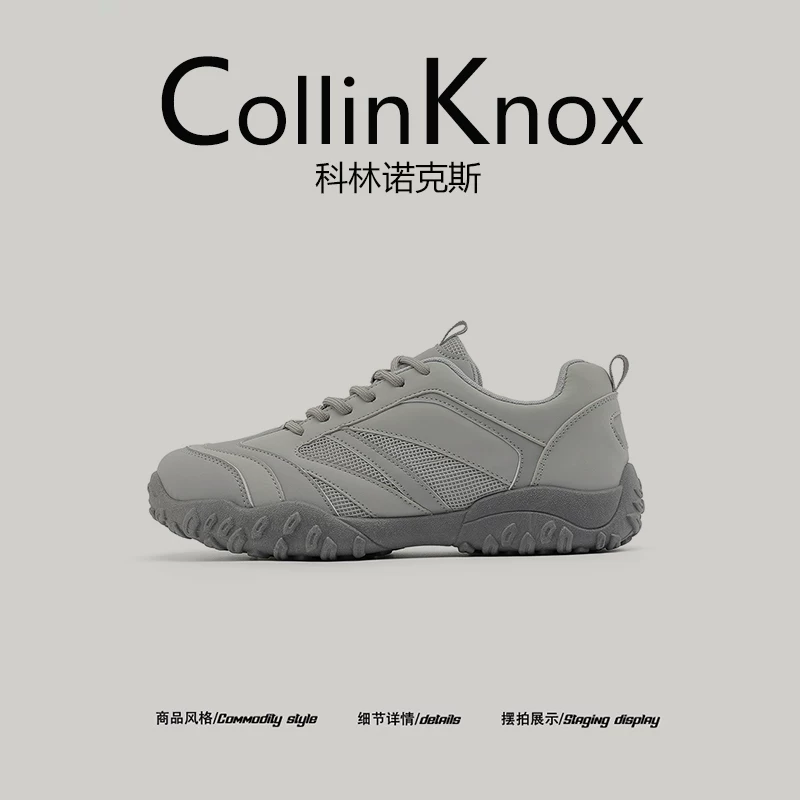 【Trendy ins】CollinKnox2025 giày tập luyện ngoài trời mùa thu mới dành cho nam, giày thể thao đi bộ đường dài và giày đua