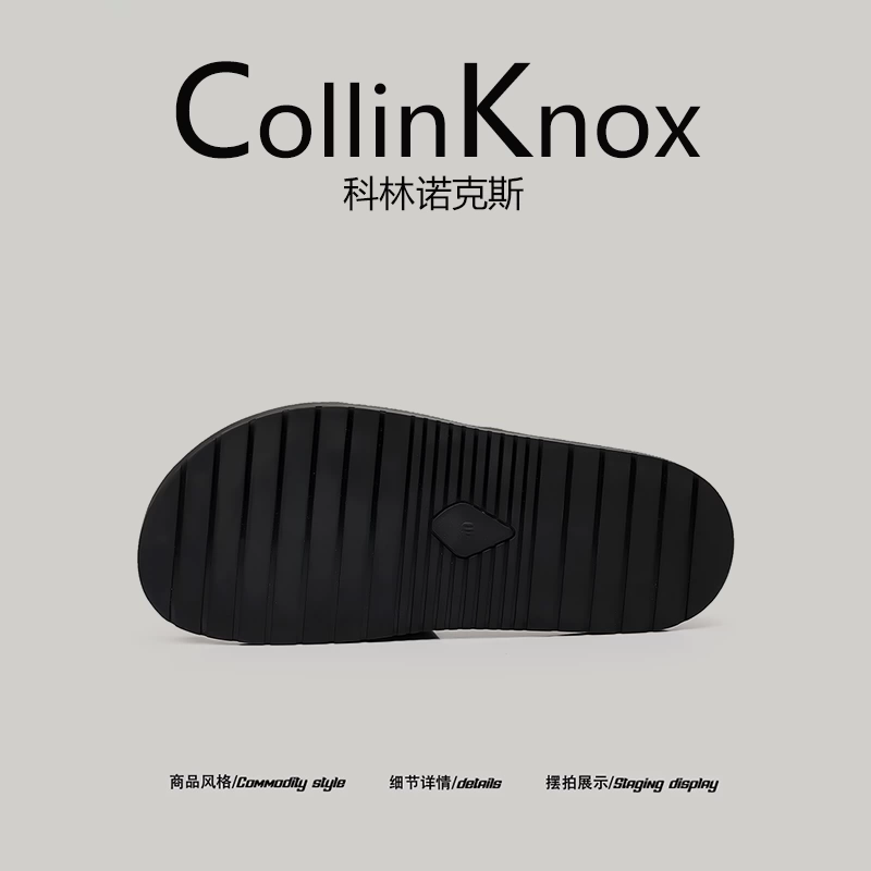 [Sản phẩm chính hãng cao cấp] Dép mùa hè mới CollinKnox2026 dành cho nam, dép đi ngoài trời Velcro thương hiệu thời thượng