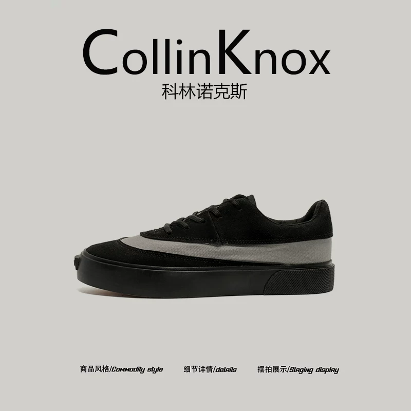 [Đề xuất phổ biến] Giày thể thao vải canvas cổ thấp CollinKnox 2026 Xuân mới dành cho nam