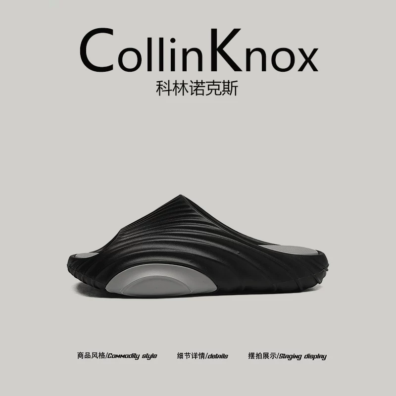 [Thoải mái và bền bỉ] Dép CollinKnox2025 kiểu dáng mùa hè mới mang lại cảm giác như giẫm trên mây dành cho nam giới, thích hợp để mang ngoài trời và dép tăng chiều cao.