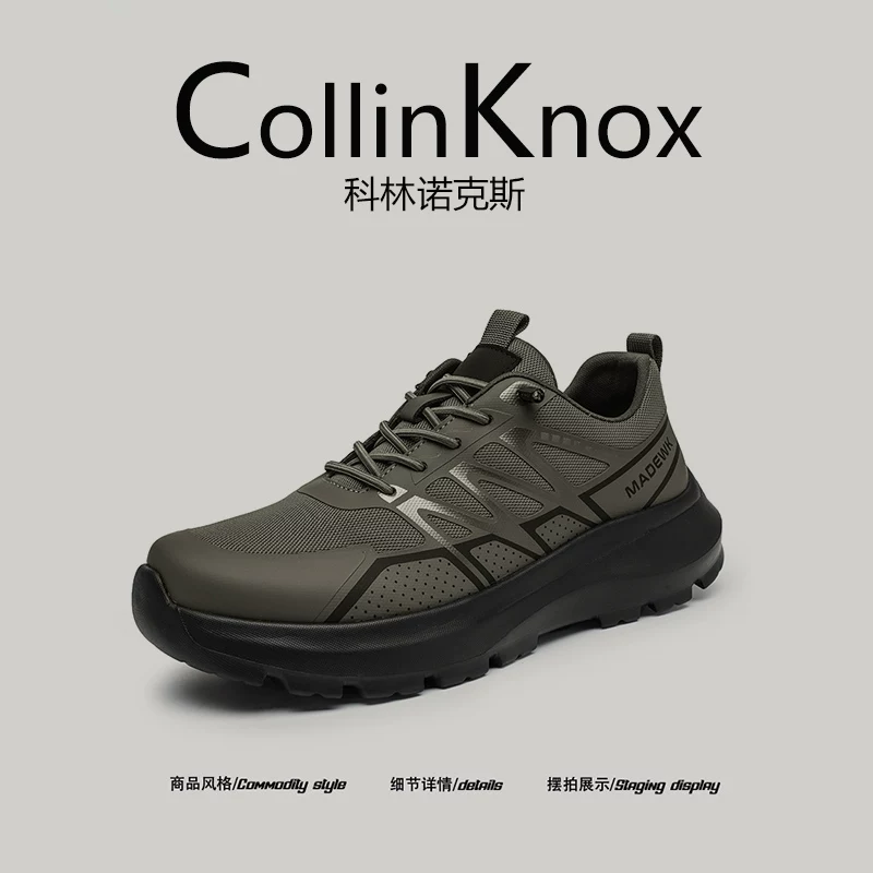 [Outdoor Companion] Giày đi bộ đường dài chống sốc và chống mài mòn mới của CollinKnox2026 dành cho nam, giày thường ngày ngoài trời