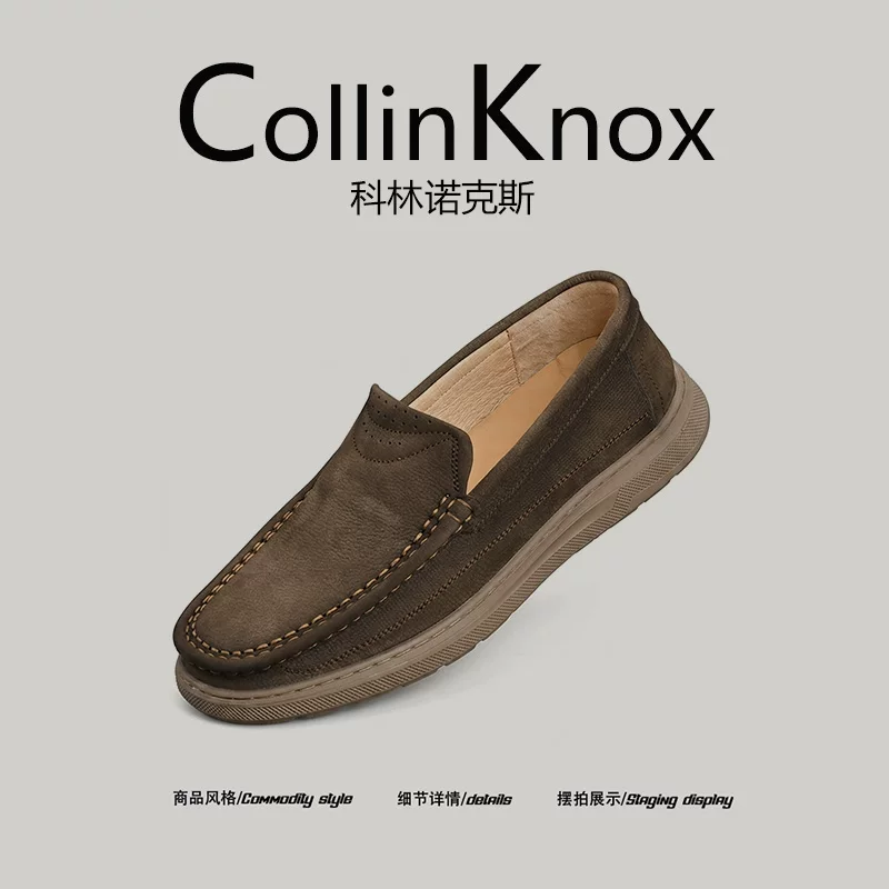 [Da thật cao cấp] Giày nam công sở mới mùa hè CollinKnox 2026, giày lười nhẹ, dễ mang