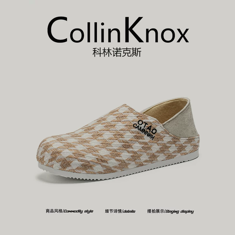 [Cảm giác thư giãn] Giày nam mới mùa hè CollinKnox 2026, giày Birkenstock hai chiều phong cách retro thời trang