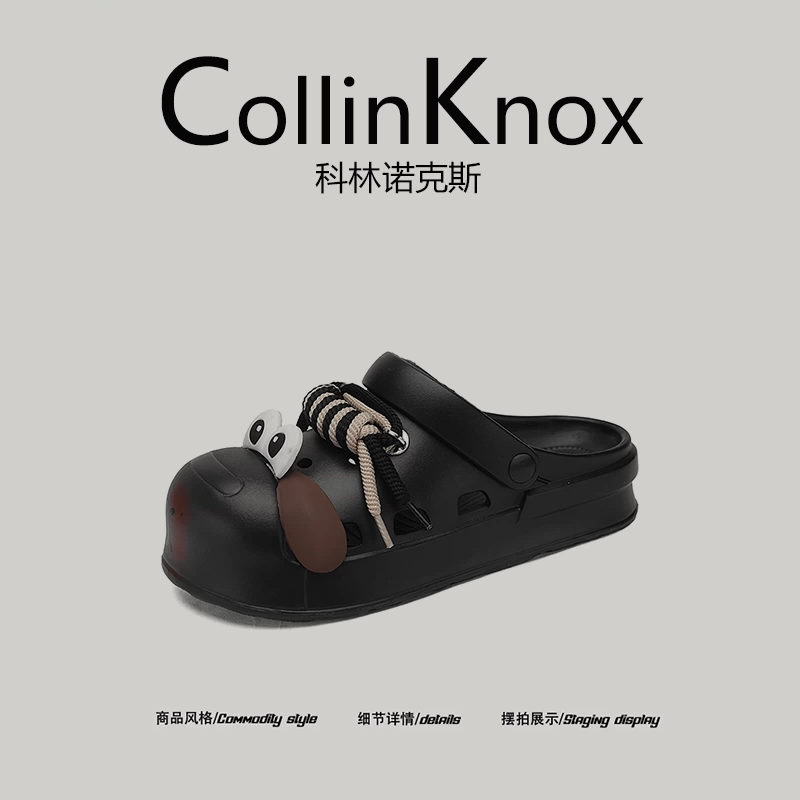 [Summer Choice] CollinKnox2025 giày clog phong cách mùa hè mới dễ thương và độc đáo dành cho nam, giày lỗ đáng yêu dành cho cặp đôi.