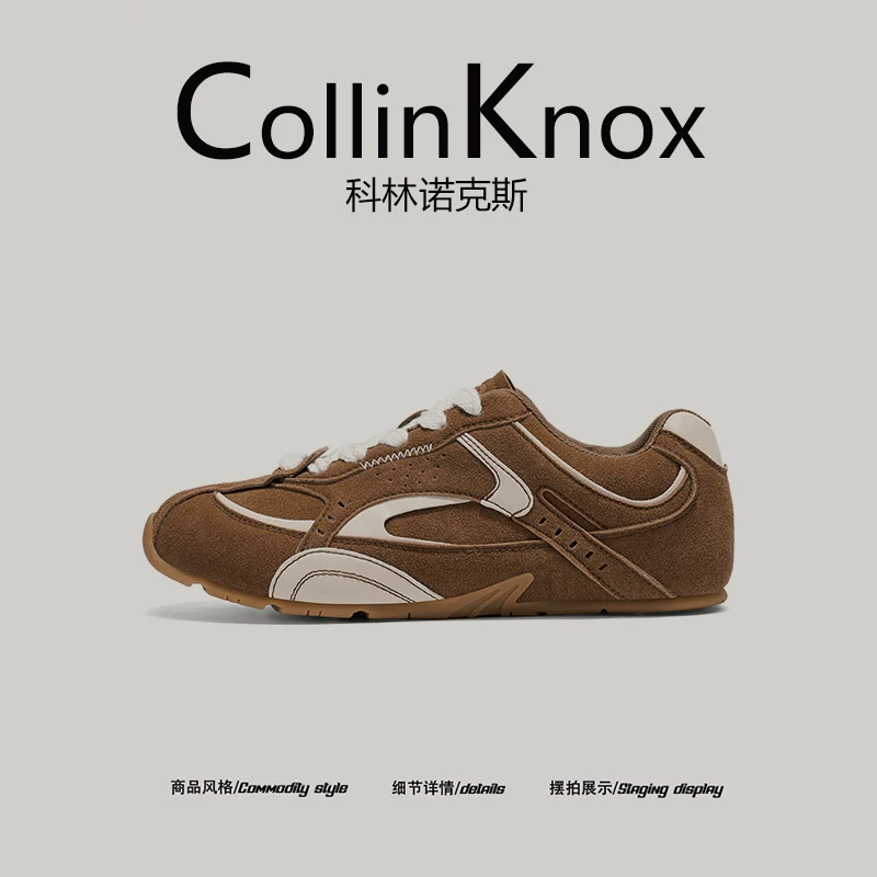 [Phong cách xu hướng mùa hè] CollinKnox2025 thương hiệu thời thượng mùa hè mới của Đức dành cho nam giới, giày Forrest Gump màu trắng nhẹ