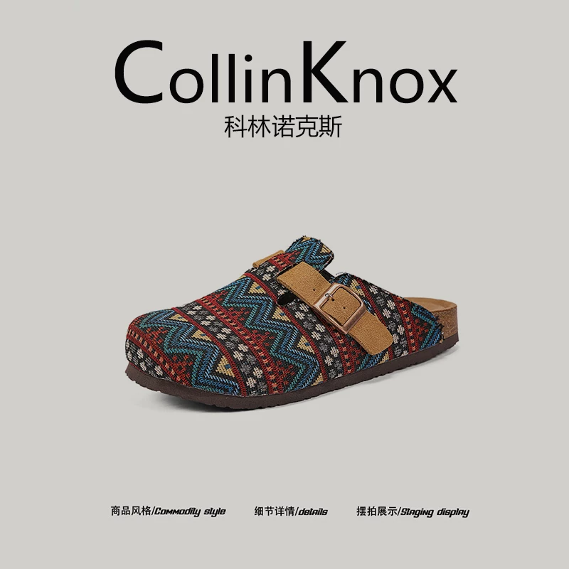 【Hợp thời trang và đa năng】Giày thường ngày kiểu Birkenstock dành cho nam giới mới của CollinKnox 2026 mùa xuân 2026