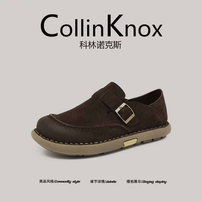 [Gọn nhẹ và thoải mái] Giày Birkenstock cổ điển mùa hè mới CollinKnox 2026 dành cho nam và nữ có khóa cài.