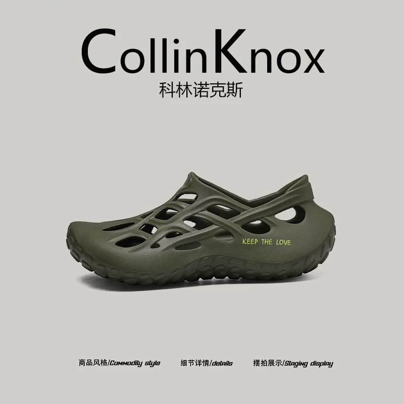 [Sản phẩm có giá trị cao] CollinKnox 2026 Giày đi biển chống nước rỗng dành cho nam mùa hè mới