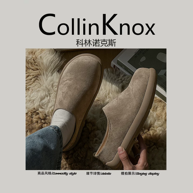 [Siêu nhẹ và chống trơn trượt] Giày Birkenstock đa năng mùa thu mới 2025 của CollinKnox dành cho nam, dép bít mũi trong nhà và ngoài trời.