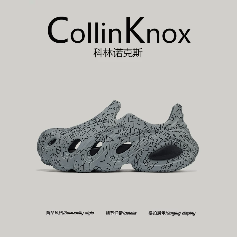 [Phong cách độc đáo không đụng hàng với người khác] CollinKnox 2026 dép nam nữ mới mùa hè, giày câu cá chống thấm nước và chống trượt