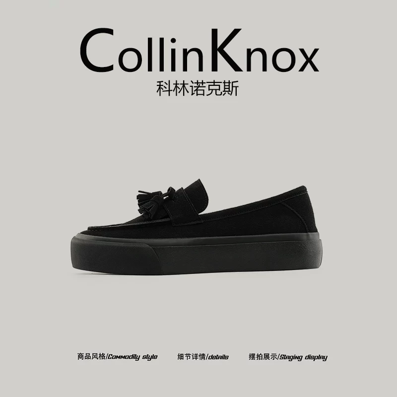 Đề xuất cho thị trường chuyên biệt: Giày lười nam CollinKnox mùa thu 2025, giày lười cao cấp.