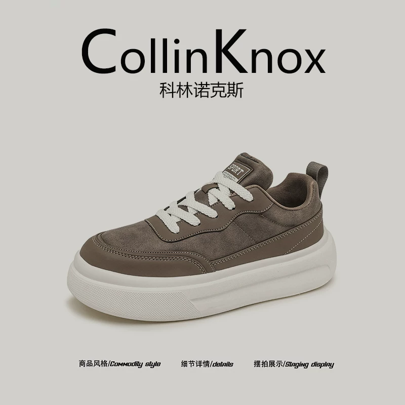 [Đồ dùng cần thiết khi đi làm] Giày thể thao nam CollinKnox 2026 mới mùa xuân, giày thường ngày kiểu dáng đơn giản đế dày