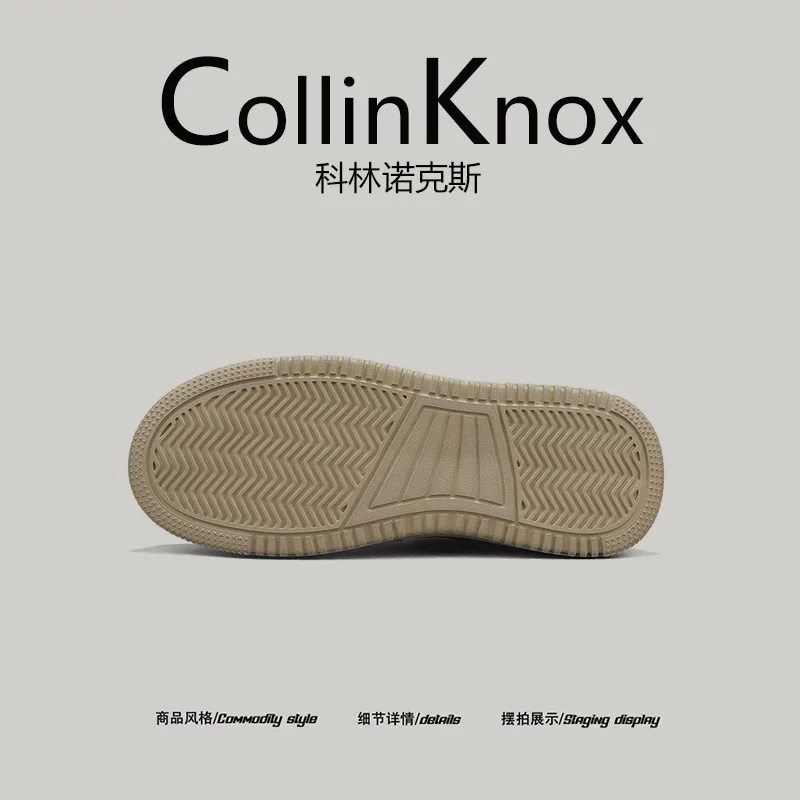 [Bạn càng đeo nhiều, giày càng thoải mái hơn] Giày thể thao nam CollinKnox 2026 mới mùa xuân, giày thường ngày tăng chiều cao phong cách retro