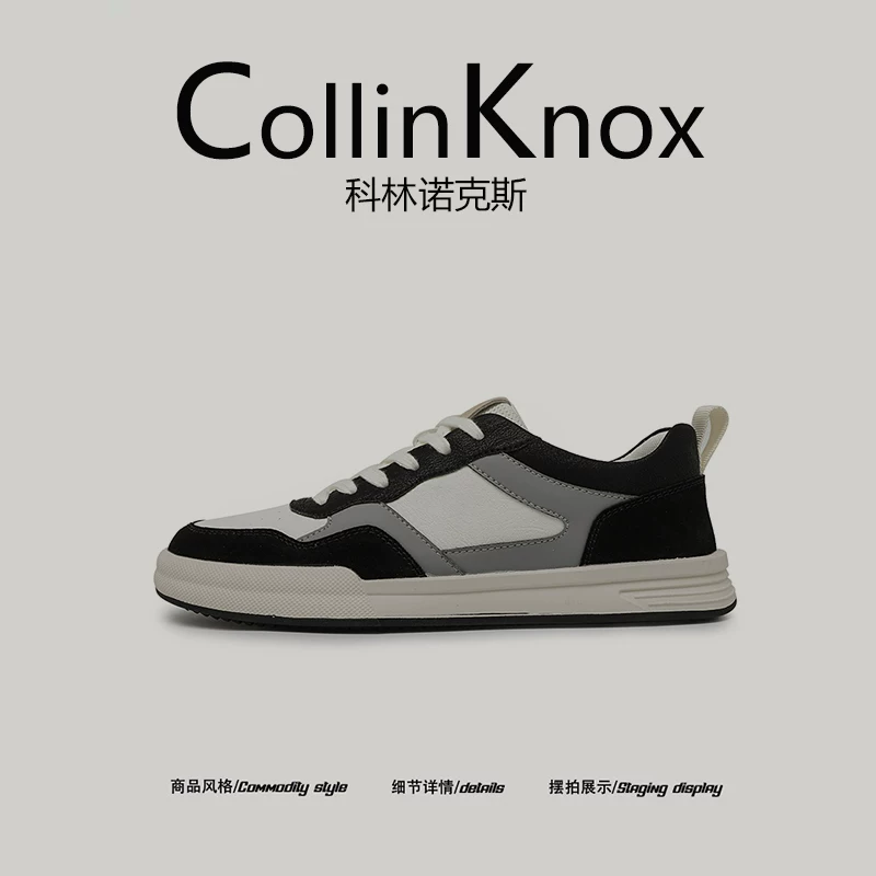 [Sản phẩm mới hợp xu hướng] Giày thể thao nam CollinKnox Xuân 2026 phong cách Hàn Quốc, giày nam thời thượng độc đáo