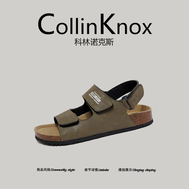 [Chất lượng ngoại thương] CollinKnox 2026 Mùa hè mới Dép Birkenstock dành cho nam Giày đa năng ngoài trời