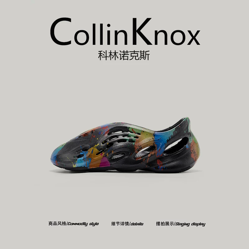 [Phong cách đường phố đa năng] CollinKnox 2025 Dép xỏ ngón mới mùa hè dành cho nam Dép đi biển thoáng khí