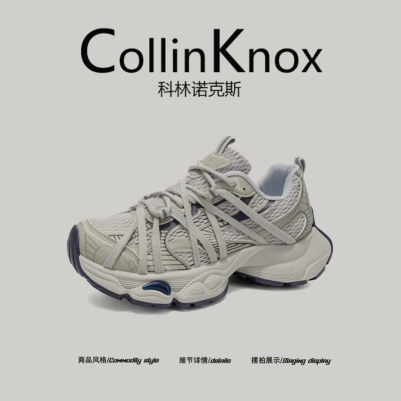 [Thời trang đường phố] CollinKnox 2025 Giày thể thao nam đế dày thời thượng phong cách đường phố mới mùa thu 2025