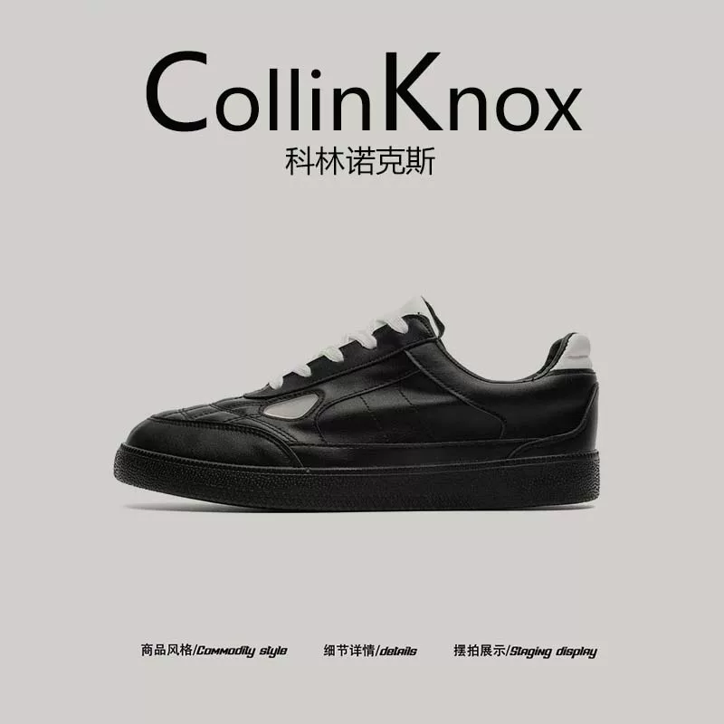 【Hàng cổ điển】Giày nam đa năng mới của CollinKnox mùa xuân 2026 mang lại cảm giác cao cấp khi đi làm và theo phong cách tập luyện kiểu Đức.