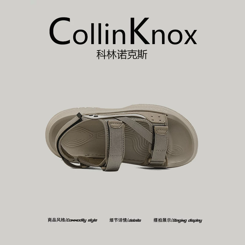 [Thường ngày và đa năng] Giày đi biển mùa hè mới CollinKnox 2026 dành cho nam, dép đế dày chống sốc và đàn hồi
