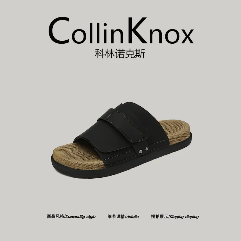 【Trendy ins】CollinKnox2025 Giày Birkenstock Nhật Bản phong cách mùa hè mới dành cho nam, giày lười cổ điển thời trang
