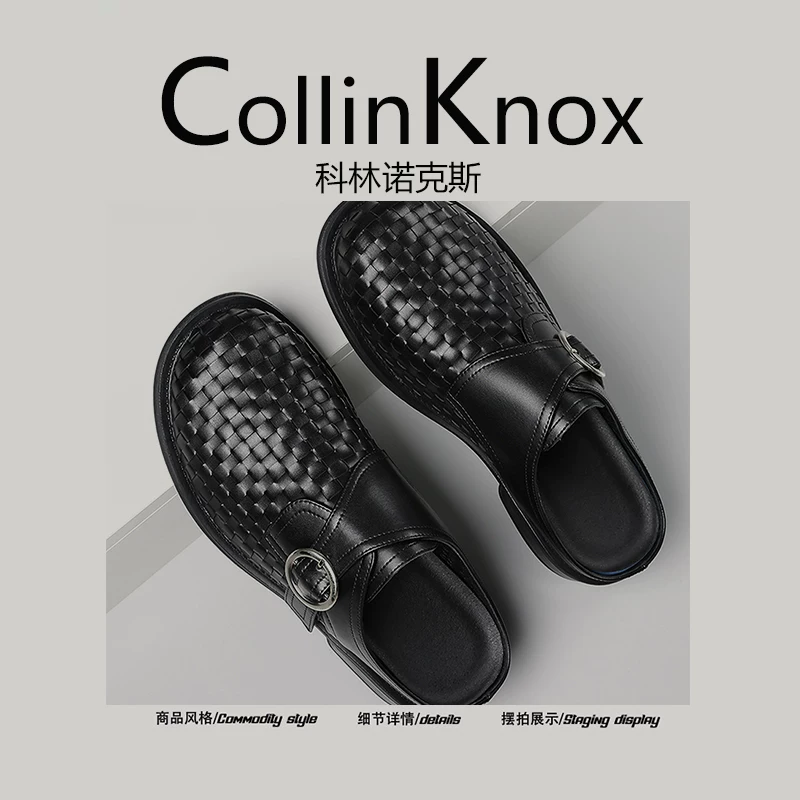 [Da thật cao cấp] CollinKnox 2026 Giày công sở nam kiểu dáng mới mùa hè 2026 kiểu dáng mới