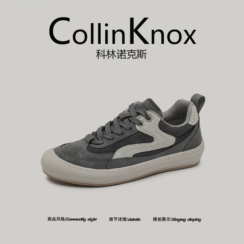 [Chất lượng ngoại thương] CollinKnox 2026 Giày thể thao nam mới mùa xuân 2026 Giày thời trang đa năng chống mài mòn hợp thời trang