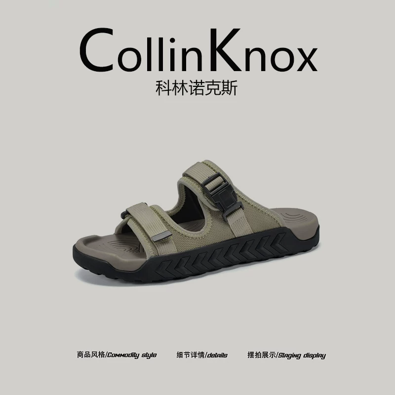 [Trọng lượng nhẹ và thoáng khí] Dép xỏ ngón kiểu mùa hè mới CollinKnox 2026 dành cho nam và nữ, giày đi biển hở mũi cỡ lớn