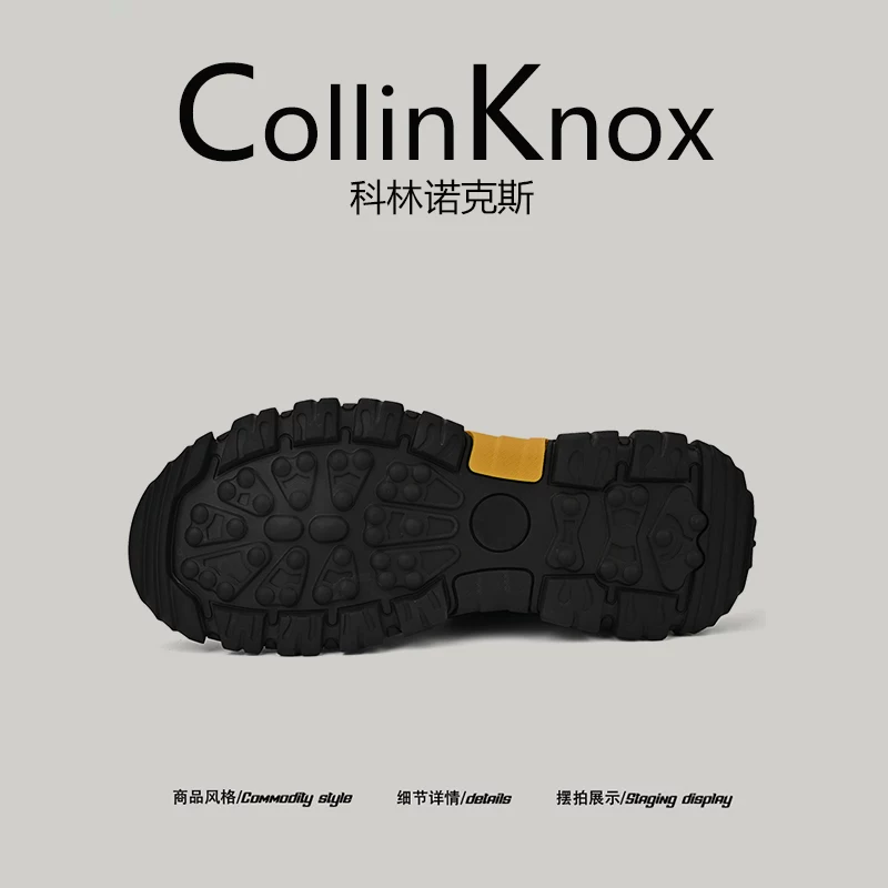 [Chất lượng cao cấp] Giày công sở nam mới mùa xuân CollinKnox2026, giày đi bộ đường dài ngoài trời và giày du lịch cho bố