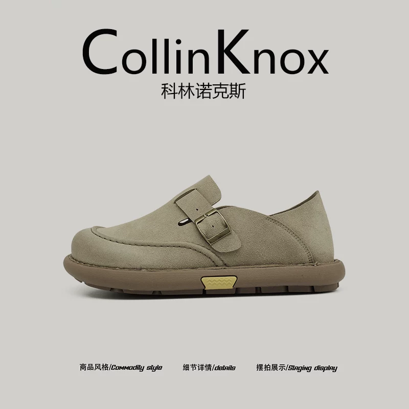 [Gọn nhẹ và thoải mái] Giày Birkenstock cổ điển mùa hè mới CollinKnox 2026 dành cho nam và nữ có khóa cài.