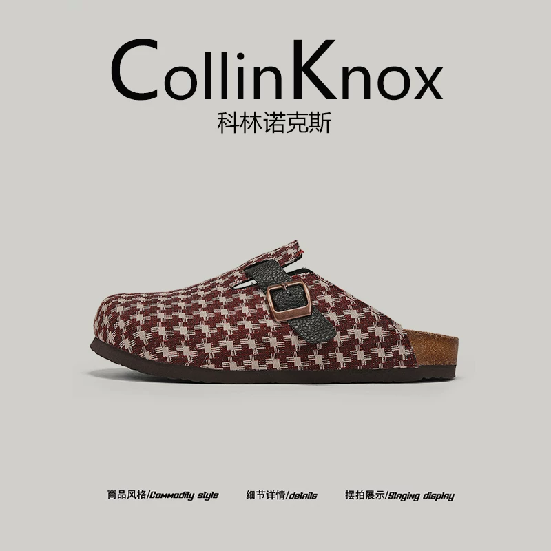 [Hàng hóa chất lượng cao] Giày Birkenstock nam mới mùa hè 2026 của CollinKnox, giày nữ thời trang kiểu slip-on