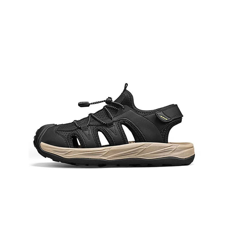 【Thời trang trên chân】Giày sandal bít mũi kiểu mới mùa xuân 2026 của CollinKnox dành cho nam, giày đi biển đế dày chống trượt.